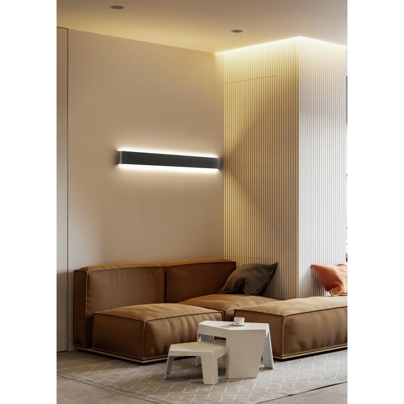 AZZARDO lampa ścienna GALASSO 110 3000K czarna - obrazek 5