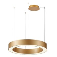 AZZARDO lampa wisząca MARCO 80 CCT z pilotem złota