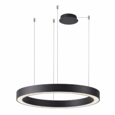 AZZARDO lampa wisząca MARCO 80 CCT z pilotem czarna