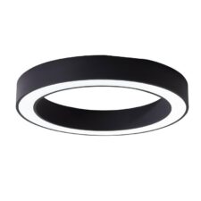 AZZARDO lampa sufitowa / plafon MARCO TOP 80 CCT z pilotem czarna
