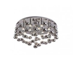 AZZARDO lampa sufitowa / plafon LUVIA D80 chromowana