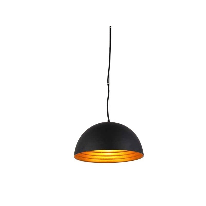 AZZARDO lampa wisząca MODENA 40 czarna / złota - obrazek 3
