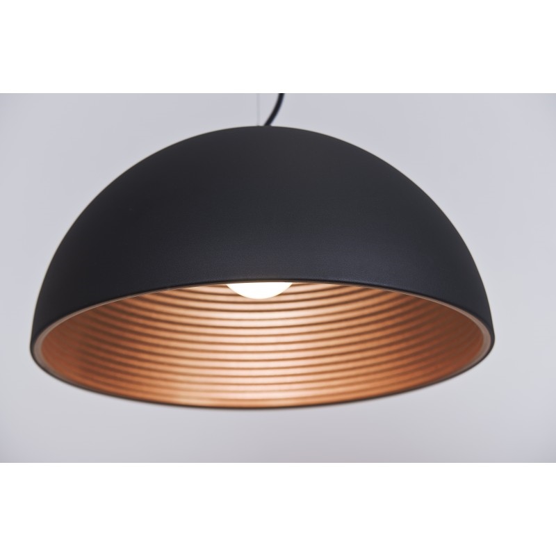AZZARDO lampa wisząca MODENA 40 czarna / złota - obrazek 5