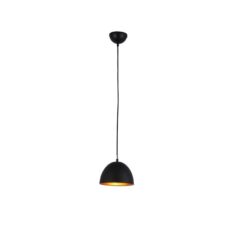 AZZARDO lampa wisząca MODENA 18 czarna / złota