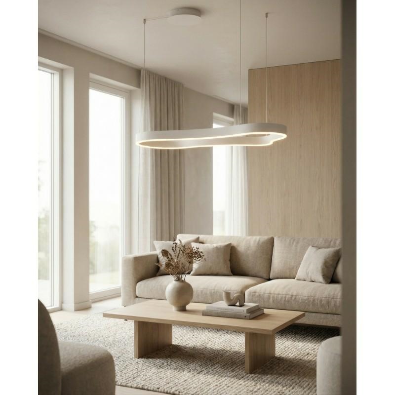 AZZARDO lampa wisząca MIRABELLA 120 3000K DIMM biała - obrazek 6