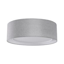 AZZARDO lampa sufitowa / plafon MILO szara