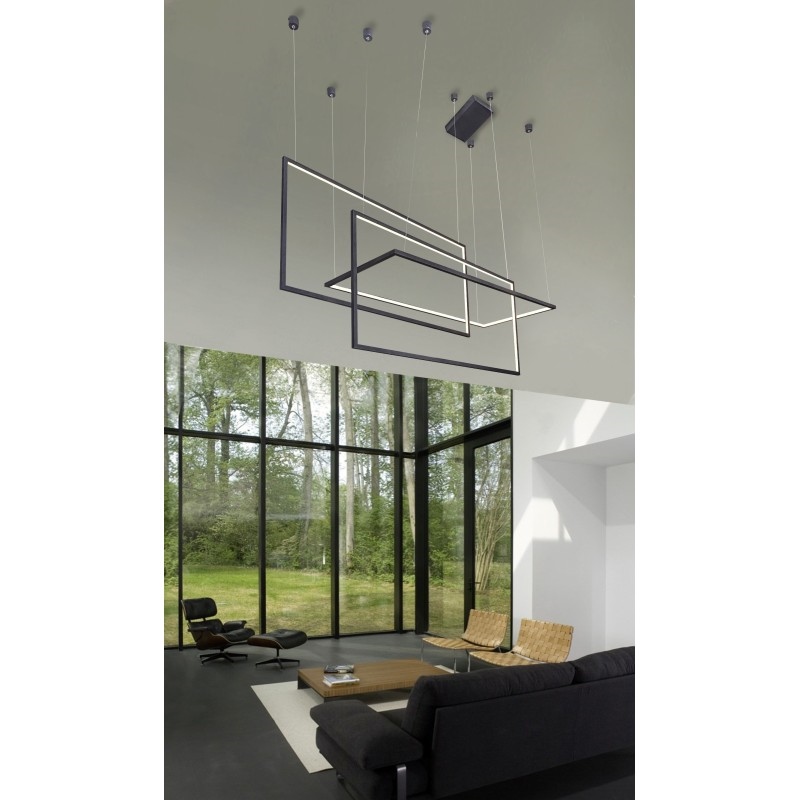 AZZARDO lampa wisząca METRIC czarna - obrazek 4