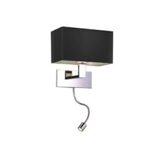 AZZARDO lampa ścienna MARTENS WALL LED czarna