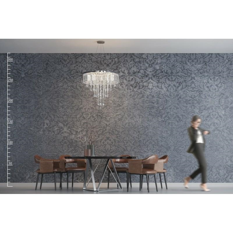 AZZARDO lampa wisząca KALABRIA XL chromowana - obrazek 3