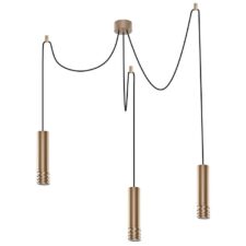 AZZARDO lampa wisząca LOCUS L PENDANT 3 złota