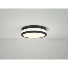 AZZARDO lampa sufitowa / plafon KARI 22 MATT czarna
