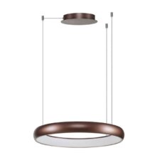 AZZARDO lampa wisząca ANTONIO 41 CCT z pilotem brązowa