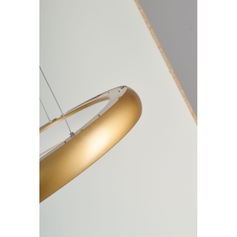 AZZARDO lampa wisząca ANTONIO 81 CCT z pilotem złota - obrazek 4