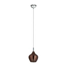 AZZARDO lampa wisząca AMBER MILANO 1 miedziana