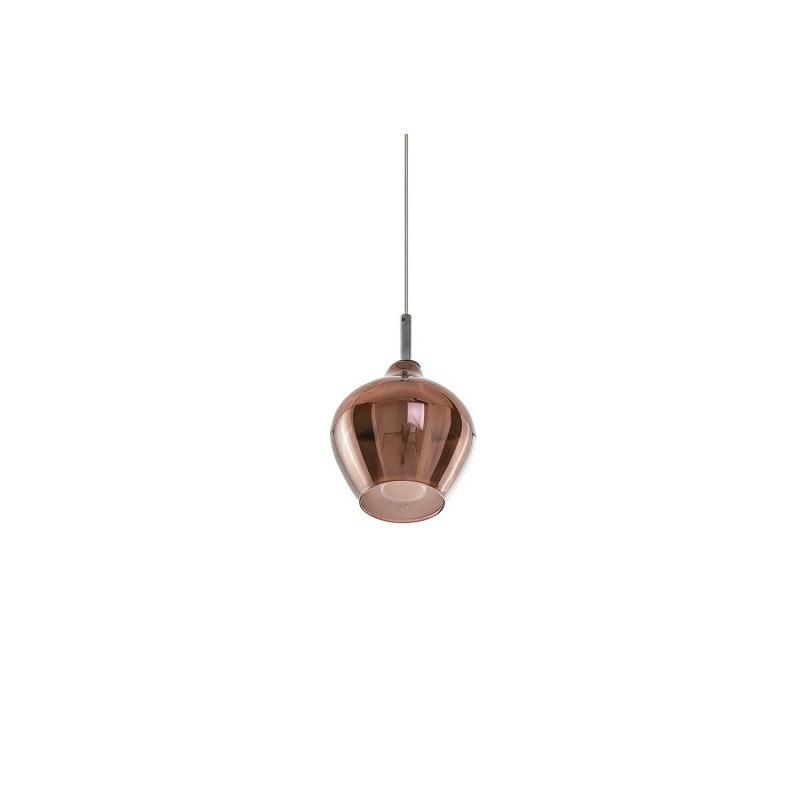 AZZARDO lampa wisząca AMBER MILANO 1 miedziana - obrazek 3