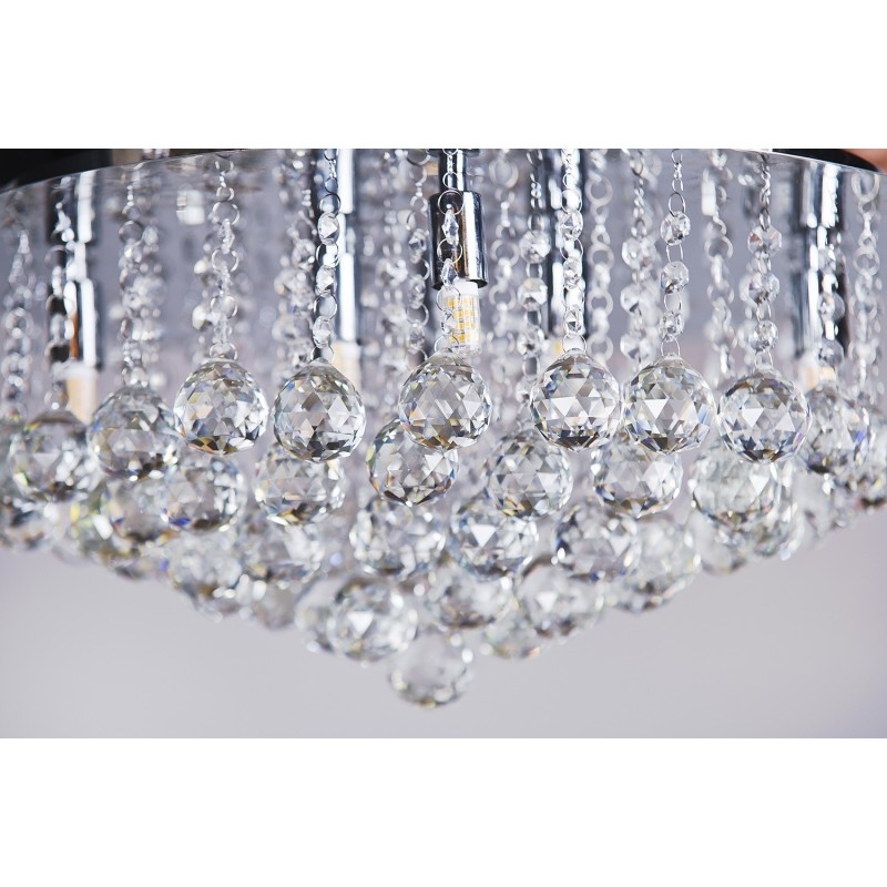 AZZARDO lampa sufitowa / plafon BOLLA 48 chromowana - obrazek 6