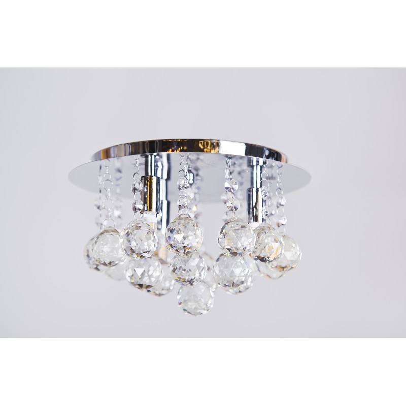 AZZARDO lampa sufitowa / plafon BOLLA 25 chromowana - obrazek 3