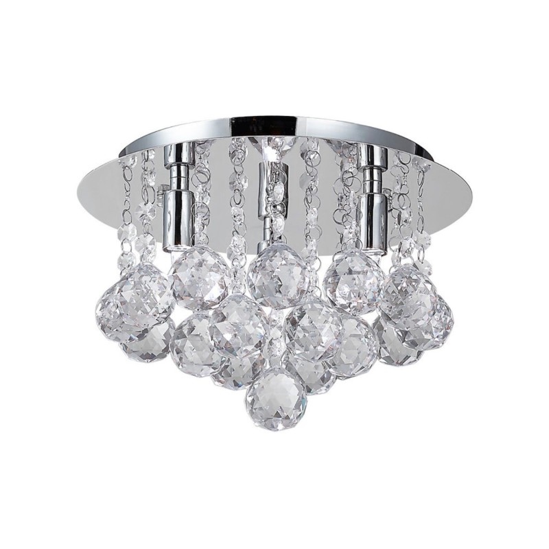 AZZARDO lampa sufitowa / plafon BOLLA 25 chromowana - obrazek 4
