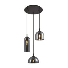 AZZARDO lampa wisząca BLANCA 3 chromowana