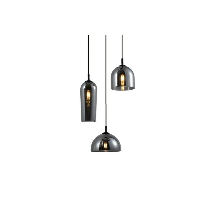 AZZARDO lampa wisząca BLANCA 3 chromowana - obrazek 3