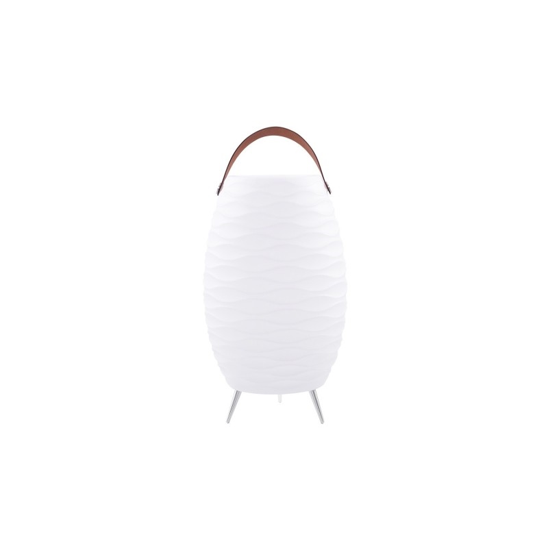 AZZARDO lampa podłogowa BOOMBOX BUCKET RGBW z pilotem biała - obrazek 3