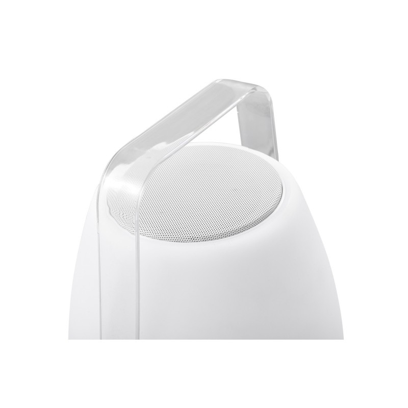 AZZARDO lampa biurkowa BOOMBOX MEDIUM RGBW z pilotem biała - obrazek 3