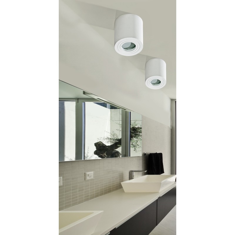 AZZARDO lampa sufitowa / plafon BRANT biała - obrazek 3