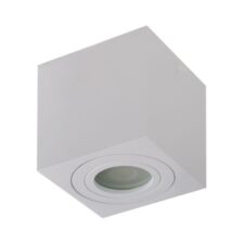 AZZARDO lampa sufitowa / plafon BRANT SQUARE IP44 biała