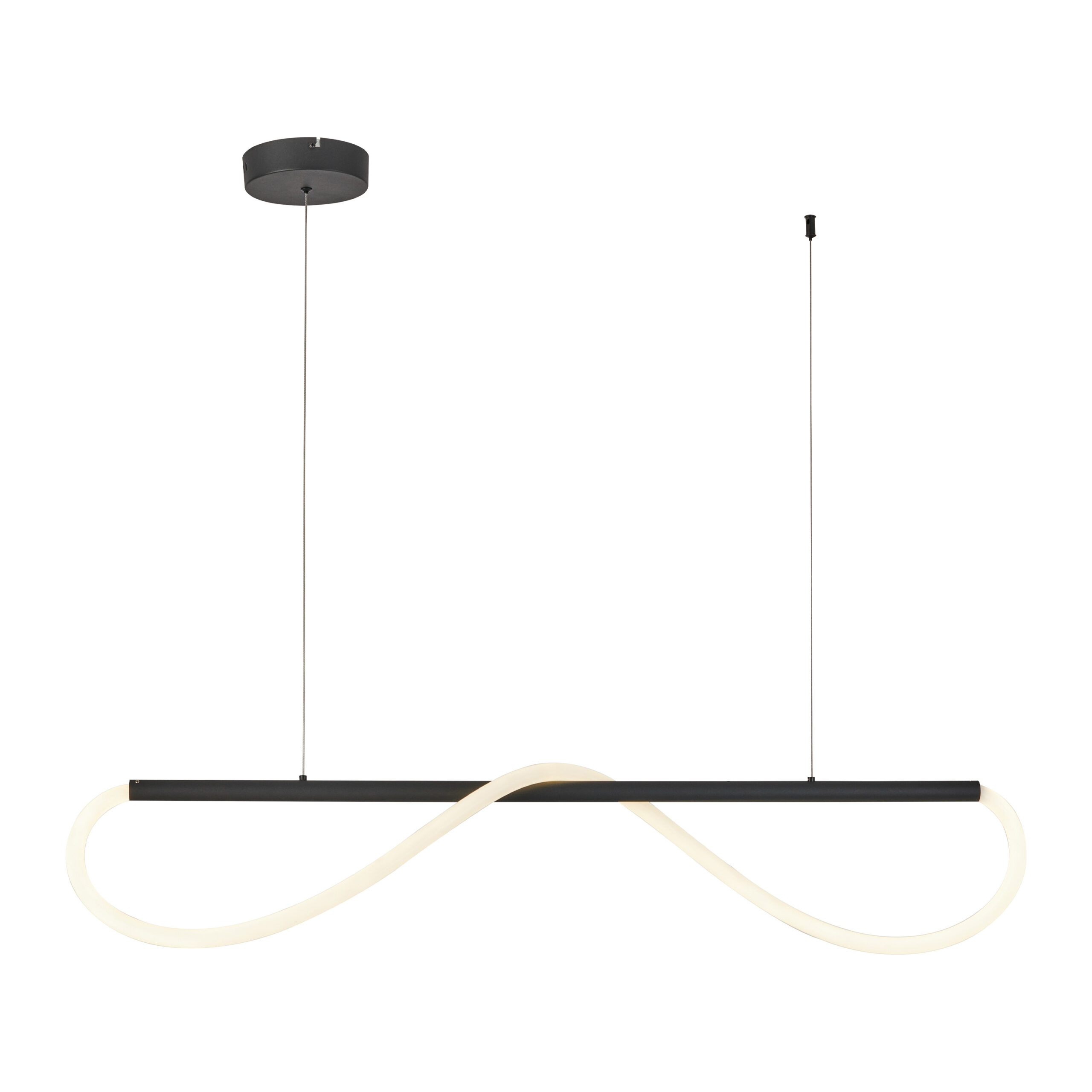 Lampa wisząca Meleca S czarna LED CCT - obrazek 3
