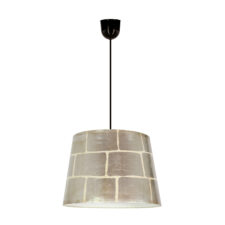 Americano 2 lampa wiszaca czarny 35 1x60W E27 abażur srebrny