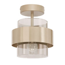 Spiega lampa sufitowa kaszmirowy 1x60W E27 klosz bursztynowy