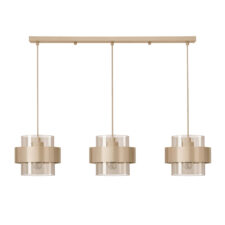Spiega lampa wisząca kaszmirowy 3x60W E27 klosz bursztynowy