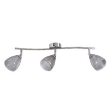 ESTELLO lampa sufitowa listwa chromowy 3x40W G9 klosz dymiony