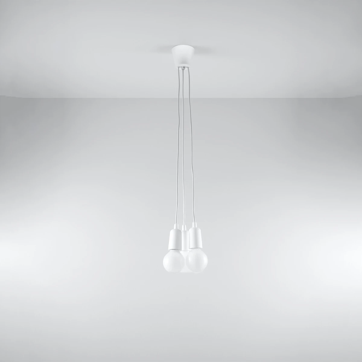 Lampa wisząca DIEGO 3 biała - obrazek 6