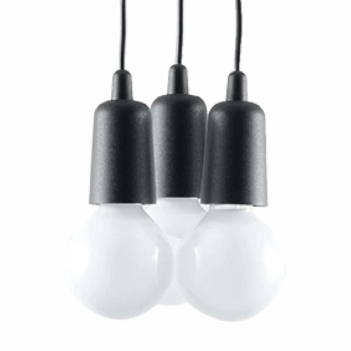 Lampa wisząca DIEGO 3 czarna