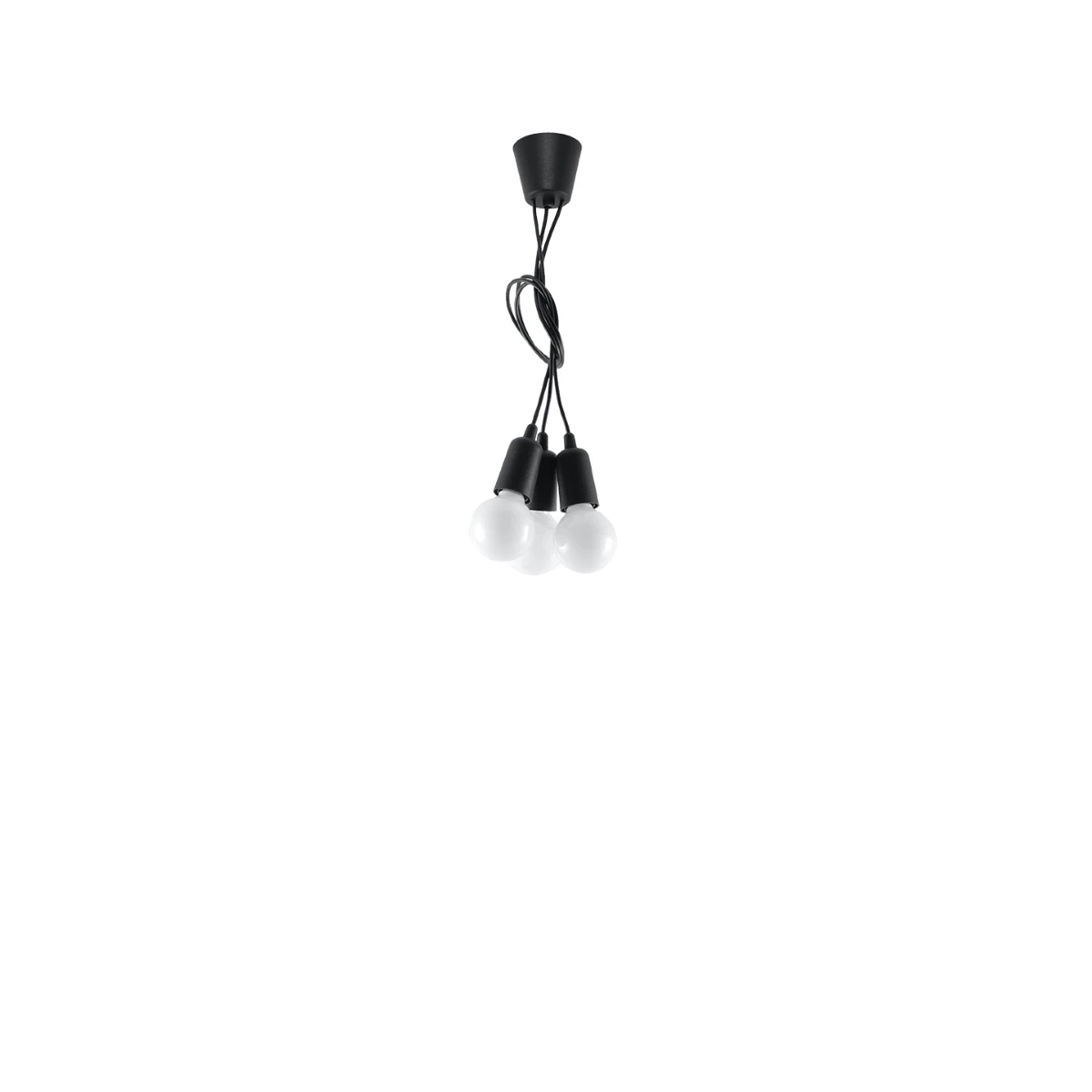 Lampa wisząca DIEGO 3 czarna - obrazek 8