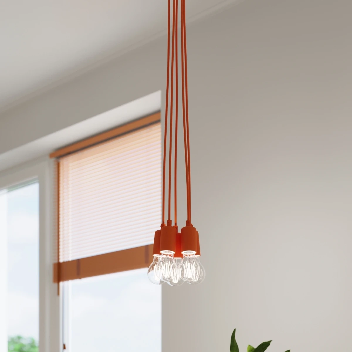 Lampa wisząca DIEGO 3 pomarańczowy - obrazek 5