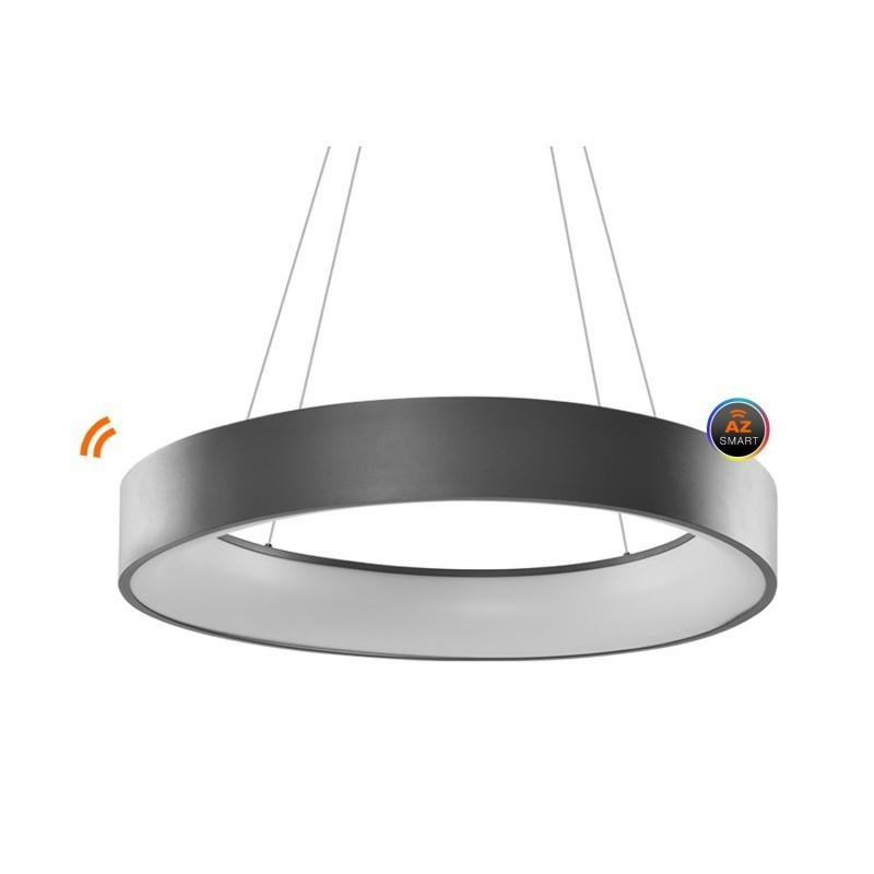 AZZARDO lampa wisząca SOLVENT R 110 CCT SMART z pilotem szara - obrazek 3