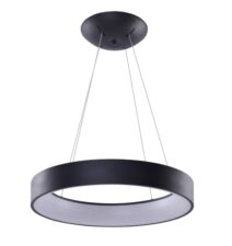 AZZARDO lampa wisząca SOLVENT R 80 CCT SMART z pilotem czarna
