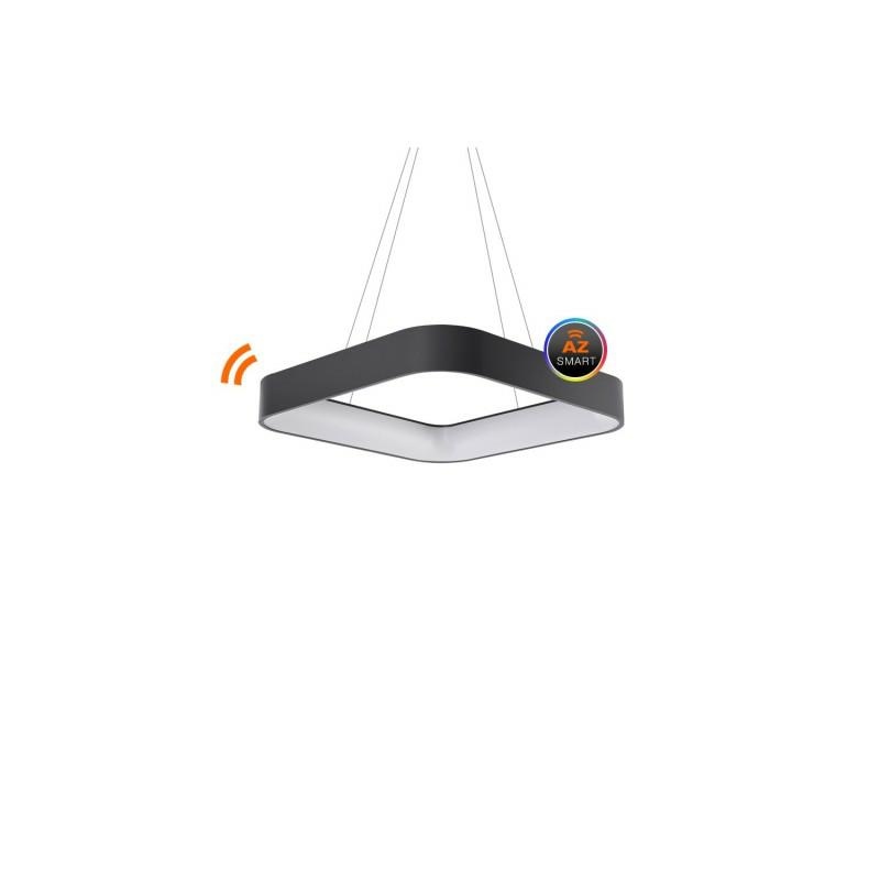 AZZARDO lampa wisząca SOLVENT S 60 CCT SMART z pilotem szara - obrazek 3