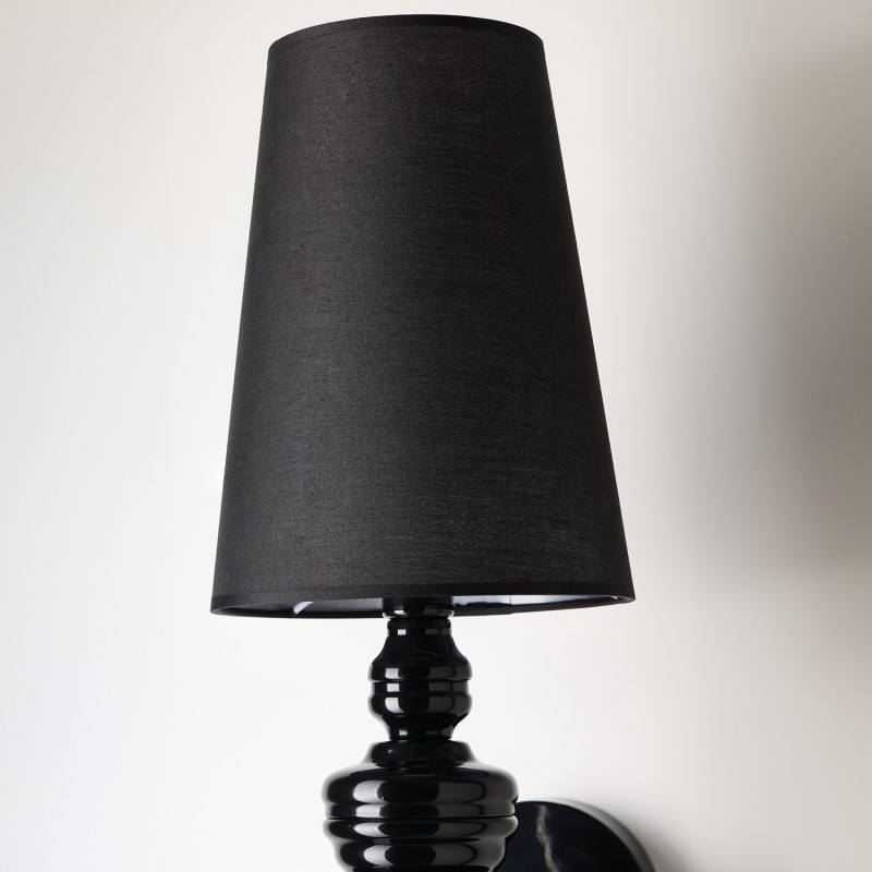 AZZARDO lampa ścienna BAROCO czarna - obrazek 4