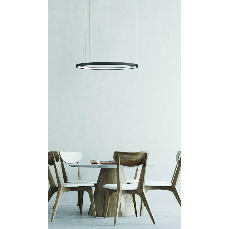 AZZARDO lampa wisząca AGNES 48 DIMM CCT SWITCH czarna - obrazek 3