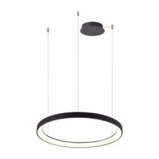 AZZARDO lampa wisząca AGNES 58 DIMM CCT SWITCH czarna