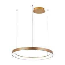 AZZARDO lampa wisząca AGNES 58 DIMM CCT SWITCH złota