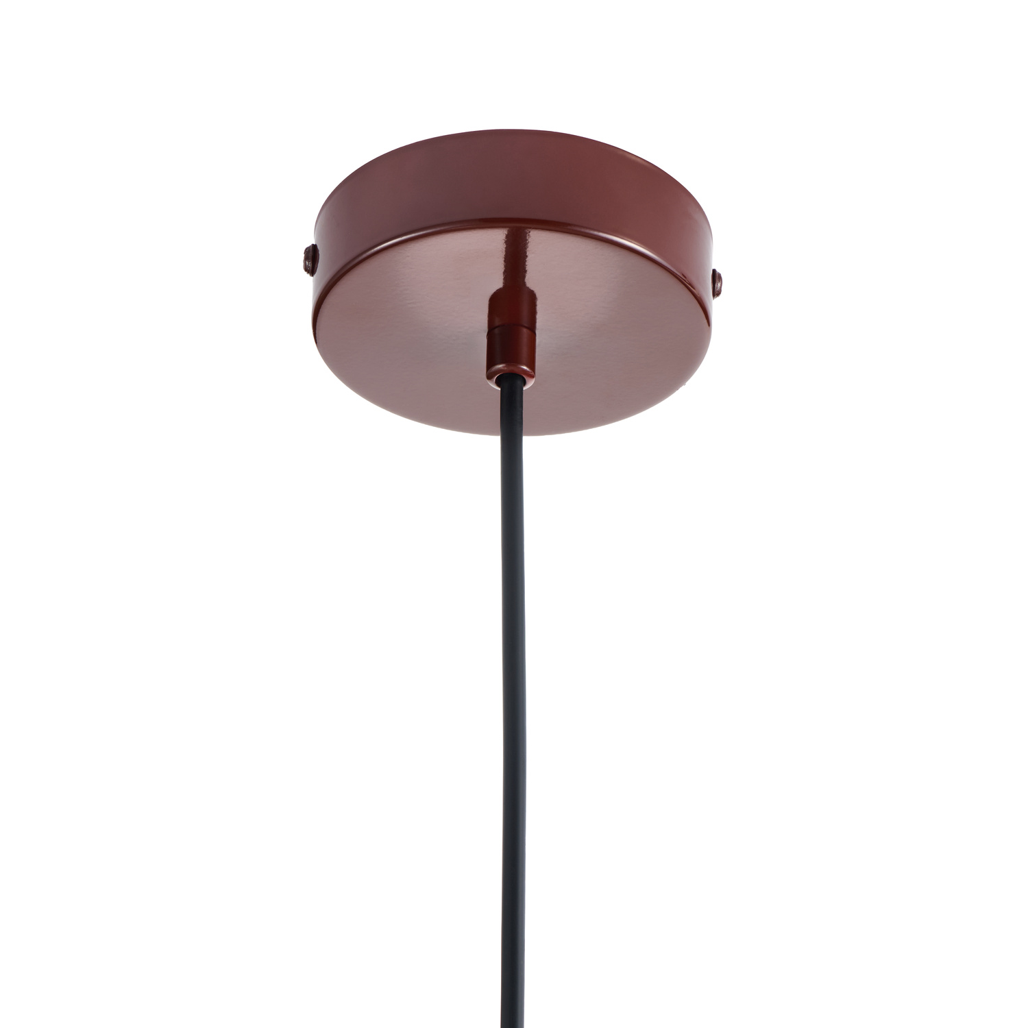 Lampa wisząca MODERNO 80 cm - burgundowa z białymi kloszami - obrazek 16