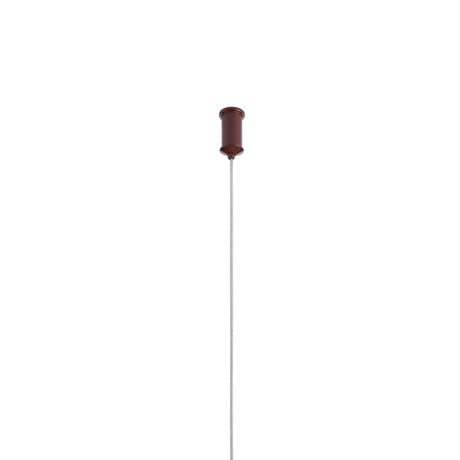 Lampa wisząca MODERNO 80 cm - burgundowa z białymi kloszami - obrazek 17