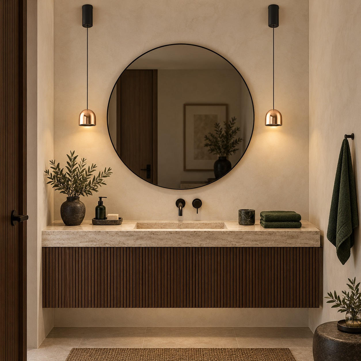 Lampa wisząca PETITE LED 10 cm – kompaktowa złota lampa do wnętrz glamour - obrazek 4