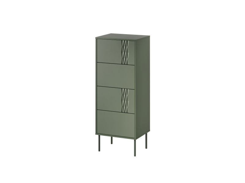 TRESSE komoda 4S zielony - obrazek 3
