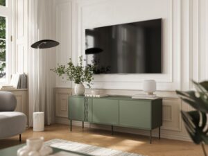 TRESSE szafka RTV 150 (3D) zielony