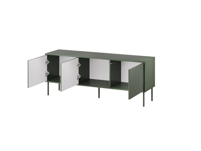 TRESSE szafka RTV 150 (3D) zielony - obrazek 3